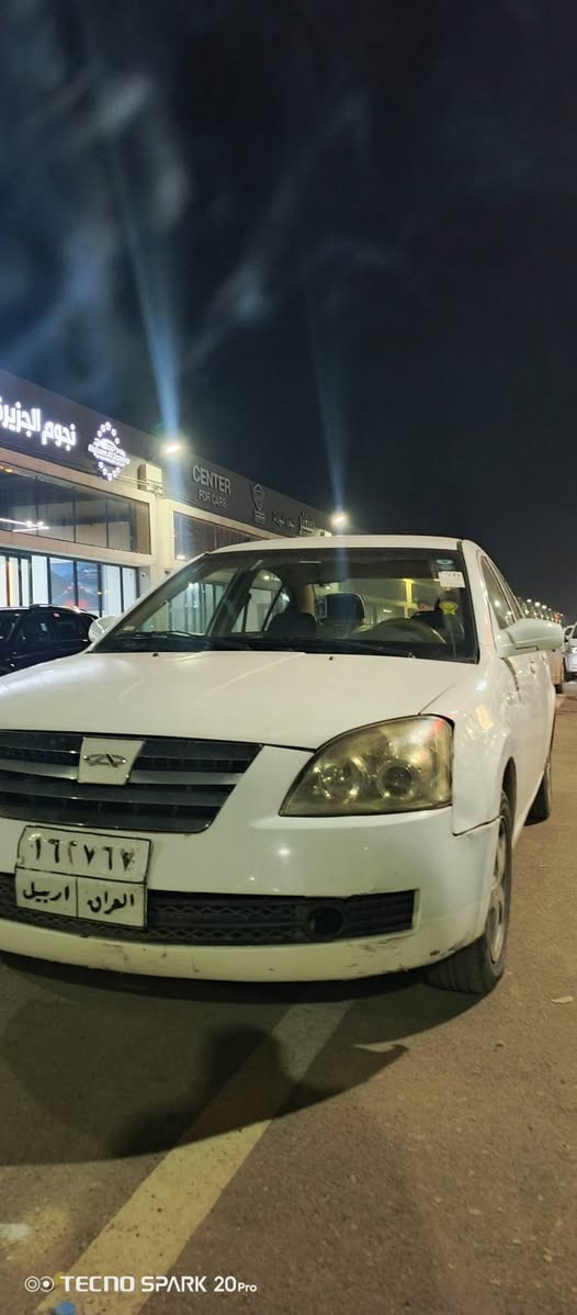 السلام عليكم 
شيري A5 موديل 2014 بيها قطعه وحده صبغ 
محرك اصلي حجم20 وكير اصلي مامحورات كير توماتيك وتبريد ثلج للتواصل والاستفسار عالرقم ***********
