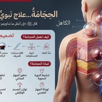 ‏#حجامة_الكاهل:  ‏ ‏اكتشف العلماءأن منطقة ما بين الكتفين والكاهل هي أض...