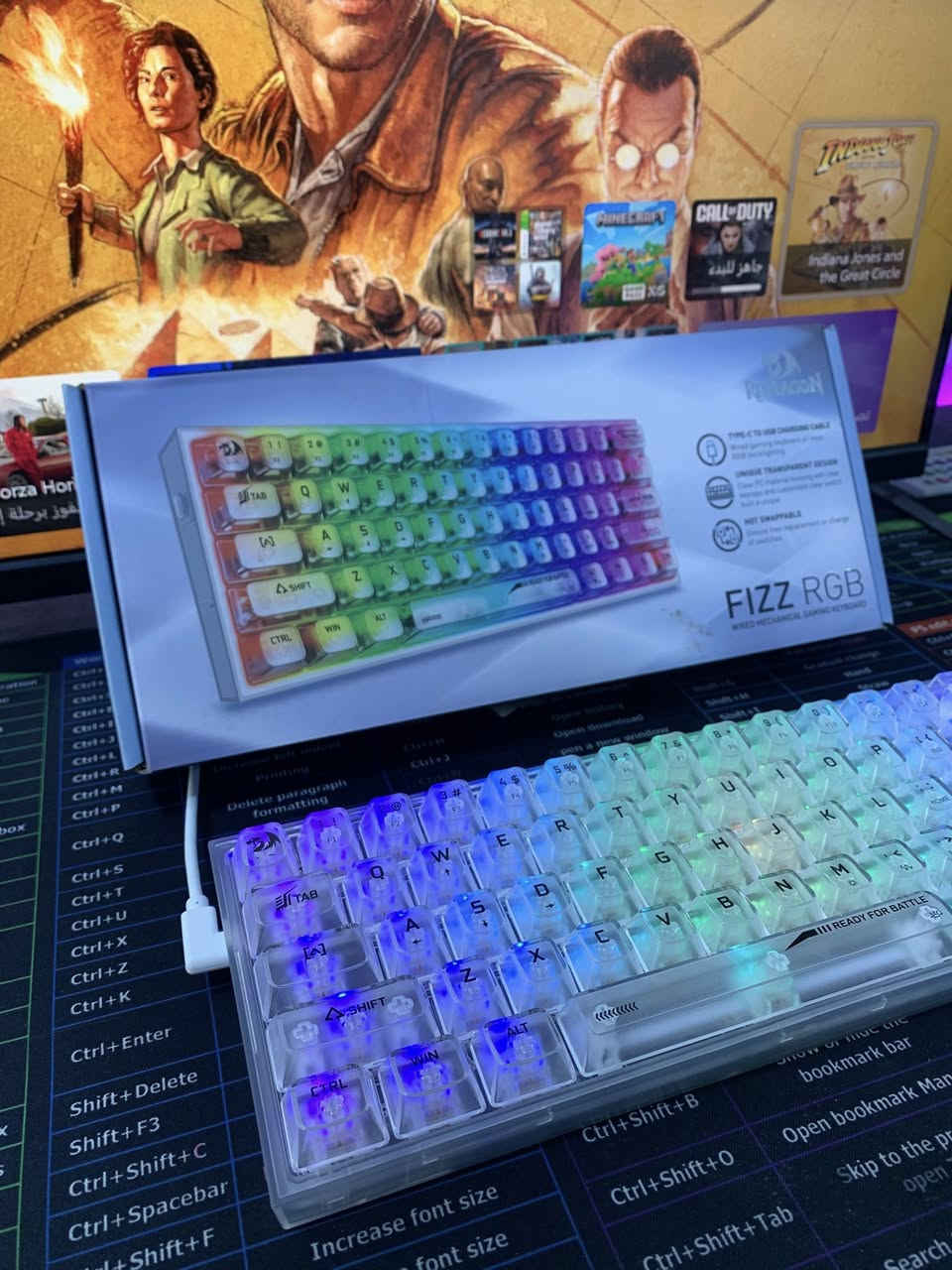 كيبوردREDRAGON🐉
FizzRGB قابل للتخصيص
هيكل شفاف مع مفاتيح شفافه(سويتشات) تصميم فريد من نوعه
جديد ليس مستخدم 🚨
وتوصيل متوفر لكل محافظات العراق🚚


**إذا كنت صاحب هذا الإعلان وتريد حذفه لأي سبب، رجاءا أرسل رسالة إلى الدعم الفني**