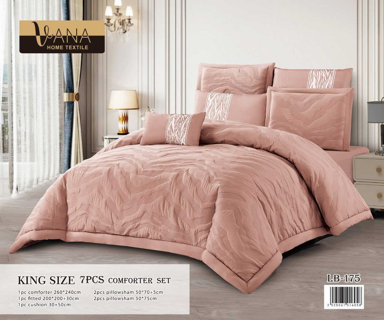 آللهم صلي على محمد وآل محمد 

ماركة ڤانا العالمية 

لحاف نفرين ملكي  نمري 👑👑ثقيل 
   👑 👑 
نقشه 💫بارزه 
 ملكي محتوى 7قطع  

كنك. سايز ✨
لحاف قياس كبير 260*240
شرشف    كبير 30+200*200
اوجه وساده 75*50      عدد 2
اوجه وساده 70*50+5  عدد 2
كوشه ديكور 30*50

للحجز و الأستفسار مراسلة الصفحة أو واتساب على الرقم 

***********

العنوان / الديوانية_ قضاء عفك_ شارع المحيط مقابل مجمع محمد الصباغ داخل الفرع 

يوجد خدمة توصيل داخل قضاء عفك و لجميع المحافظات
