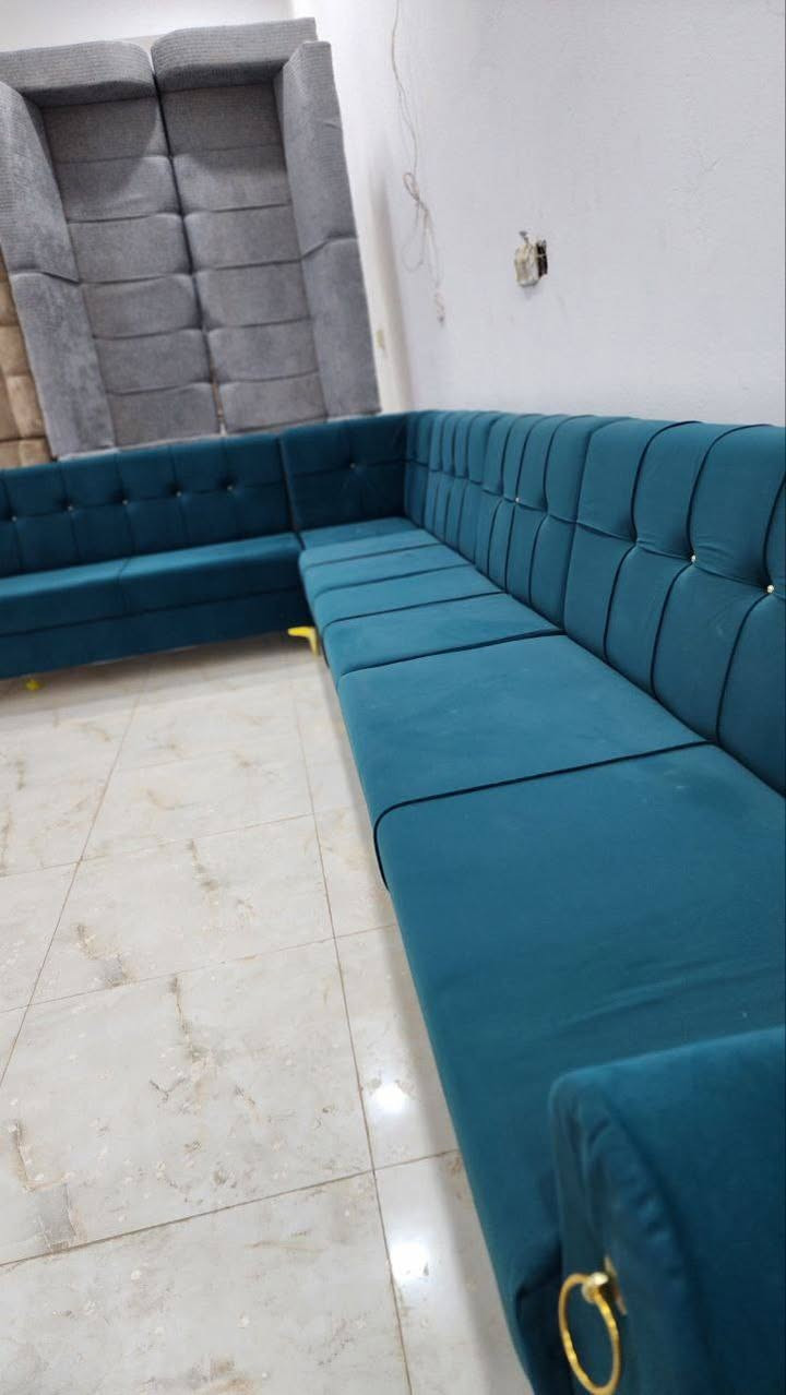 💙المصداقية بل العمل مصدر رزقنا💙
#تخم #ديوان👑  11 مقعد
💯 مواصفات
⬅️المقعد بلوك اسود💯
⬅️خشب چام روسي🔥
⬅️سنفنج نوع مميز اول🟣
⬅️من ارقة انواع القماش التركي💠
⬅️كافة الألوان🔷🔸🔹 
استفسار وتساب او خاص 
عنوان// الديوانيه النسيج قرب السيطره *********** 📞📱
