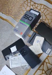 نوت 50 برو 256 دبل عشوائيه24 جديد  300 وبي مجال  07734166117