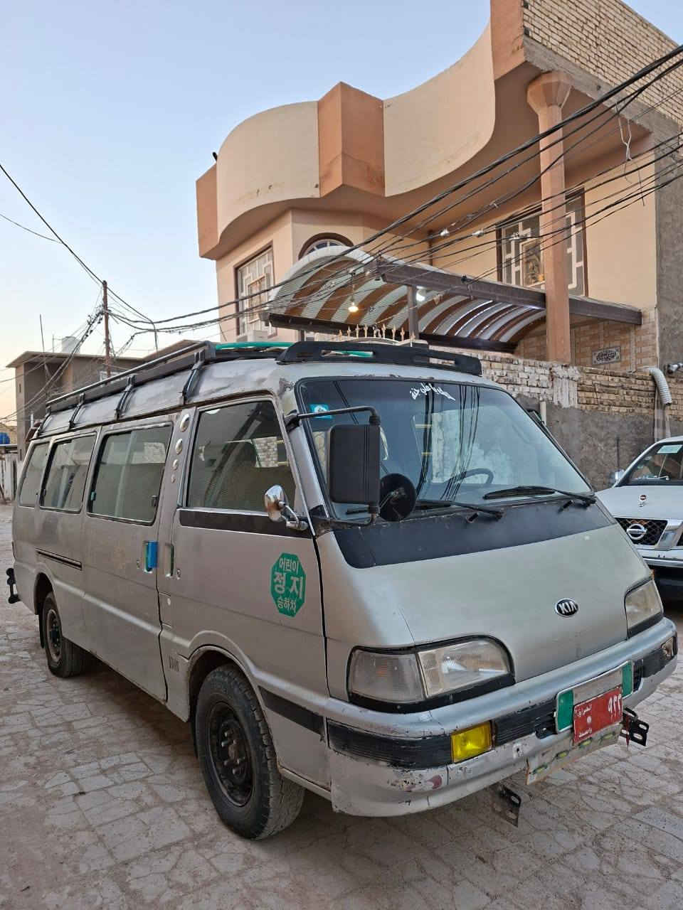 السلام عليكم
للبيع كيا آسيا موديل ٩٣ 
محرك 3000 جديد
تخم تاير جديد
رقمها (واسط) صدامي 
مالكها موجود يداور ثاني يوم 
السعر ٣٥ وبيها مجال 
للاستفسار ***********
مكانها (النجف الاشرف)
