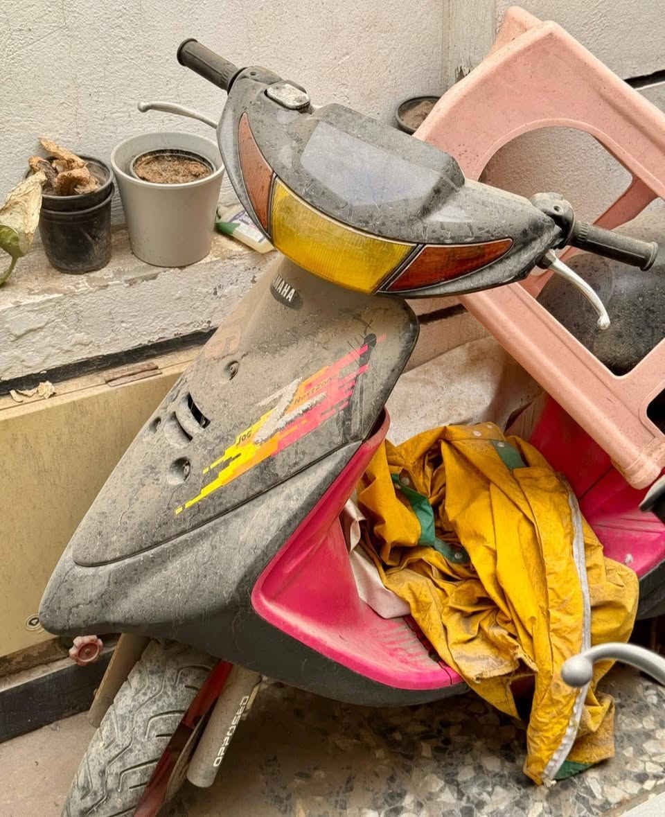 سلام عليكم دراجة.متروكه اكثر من سنتين  لبيع ابيع كوم حديد يعني واقع حال  مكاني بغداد باقي تفاصيل ‏اتصال  ‪***********‬‏ ‏‪+9647713372468‬‏
