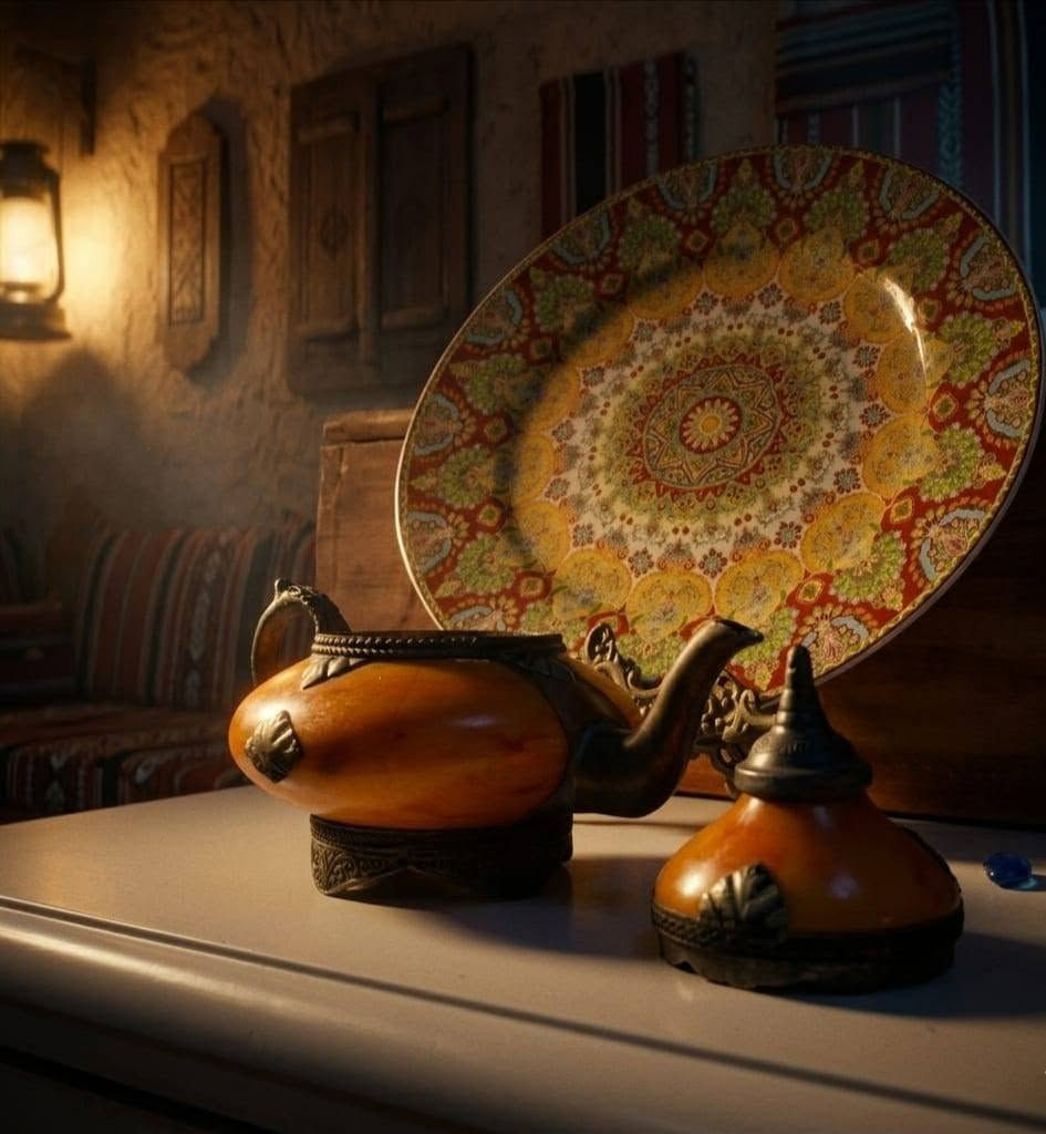 صــــــلوا ؏ الحبيب " םבםב " ﷺ.. ⁦♥️⁩
﷽
#Masterpiece ✨
#لعشاق_الآصاله و المشغولات 🇲🇦 التراثيه المغربيه العتيقه و المميزه✨
#براد_مغربي_للديكور
من النحاس بالكامل و مصقول بطبقه من الطقش المغربي الآصلي.. 
#الإرتفاع  15 cm. 
#الطول 25 cm. 
#القطر  15 cm. أكبر قطر من المنتصف.. 
#الوزن  543 gm. 
#حاله_اكثر_من_راقيه
 موضحه بالصور.. ✅ 
#بسعر_مميز_جدااا  ✨ 
#للمهتم_التواصل_خاص 🍁


**إذا كنت صاحب هذا الإعلان وتريد حذفه لأي سبب، رجاءا أرسل رسالة إلى الدعم الفني**