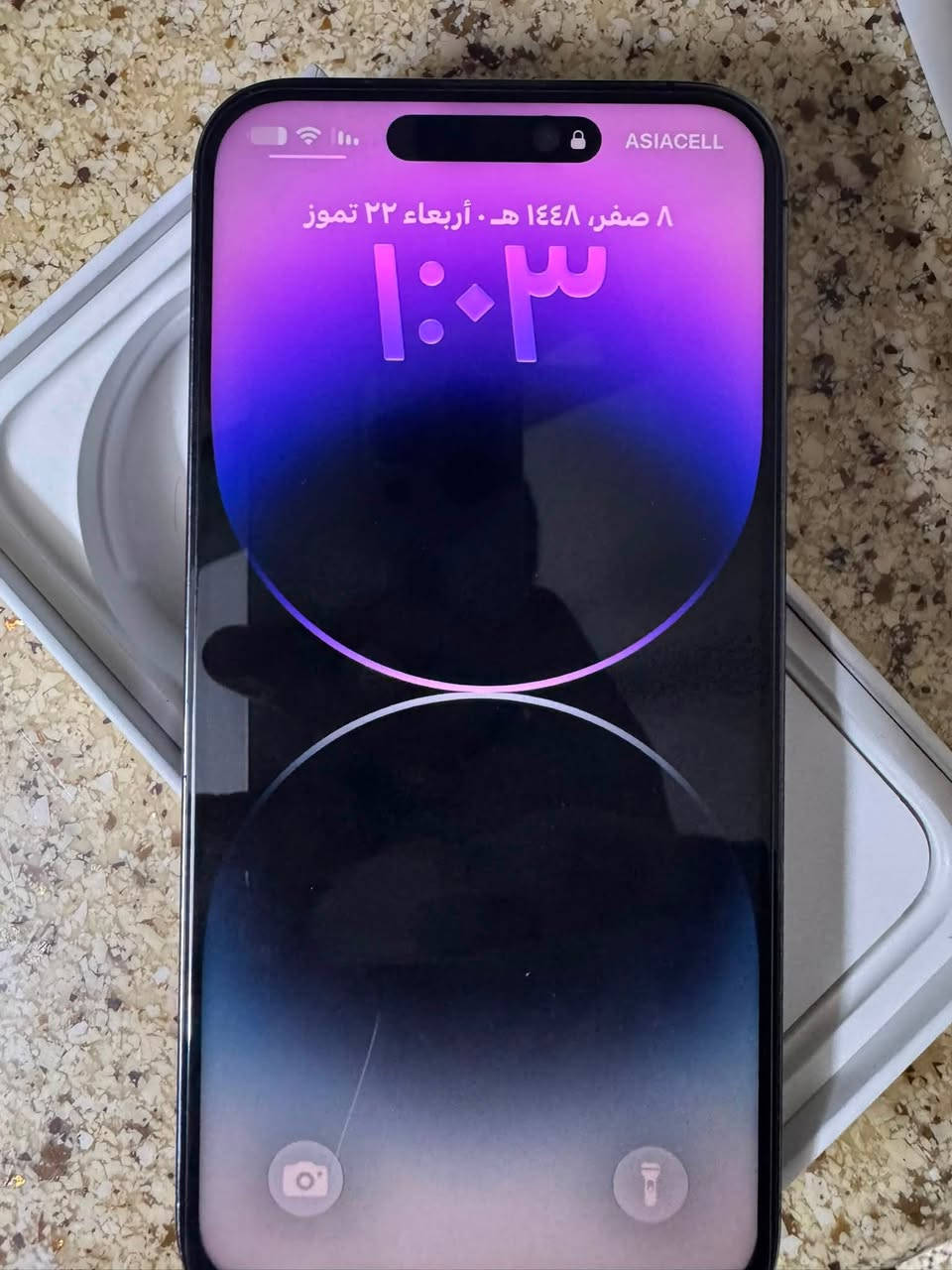 آيفون 14 برو ماكس بيع أو مراوس 390
الجهاز مبدل شاشه نوعيه زينه 

الضهر كدامك والكامرات الخلفيه x1 و x2 تشكل 

مرات تشغل و مرات لا ذاكرته 128 بطاريته 81 

مكاني الشعب ***********
