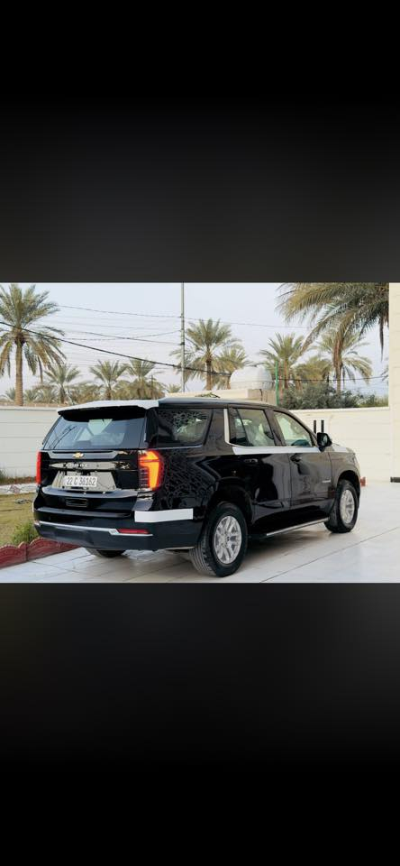 السلام عليكم 
بسعر جدا مناسب 300ورقه قفل الن مستعجل 

‏2025 Chevrolet Tahoe LS – 

شيفروليه تاهو LS 2025 – خليجي – المنصور 

  🛣️  المسافة المقطوعة      - 3 الف  زيرووووو

وكالة المنصور ضمان 3 سنوات

مغلفة حماية PPF بلكامل اصلي ب 25 ورقة ضمان 10 سنوات 

بحالت الوكاله سياره

________👇🏻المـواصـفـات👇🏻_____________

شيفروليه تاهو LS 2025 – جديدة كليًا
📍 الموقع: بابل 

🔖 الضمان: ضمان المنصور
🔹 مواصفات السيارة:
✔️ الموديل: شيفروليه تاهو LS 2025
✔️ المحرك: V8 سعة 5.3 لتر – قوة 355 حصان / عزم 519 نيوتن متر
✔️ ناقل الحركة: أوتوماتيكي بـ 10 سرعات
✔️ نظام الدفع: خلفي
✔️ العجلات: جنوط مقاس 20 إنش
🔹 التجهيزات والتقنيات:
✅ شاشة لمس تدعم Apple CarPlay و Android Auto
✅ نظام صوتي فاخر لتجربة استماع رائعة
✅ شحن لاسلكي للهواتف الذكية
✅ مقاعد مريحة مع تهوية وتدفئة
✅ نظام تعليق متكيف يمنحك قيادة سلسة
🔹 أنظمة السلامة:
🛑 نظام تنبيه من التصادم الأمامي مع فرملة تلقائية
🛣️ مثبت سرعة متكيف مع خاصية التوقف والانطلاق
📷 كاميرا رؤية خلفية مع حساسات ركن

السعر اتصل او رقم 1 يوصلك الرد تلقائي 

للإستفسار الاتصال ع ‭0771 971 4555‬) ***********
مستعجل جدا اني مقاول ومستعجل عبيت
