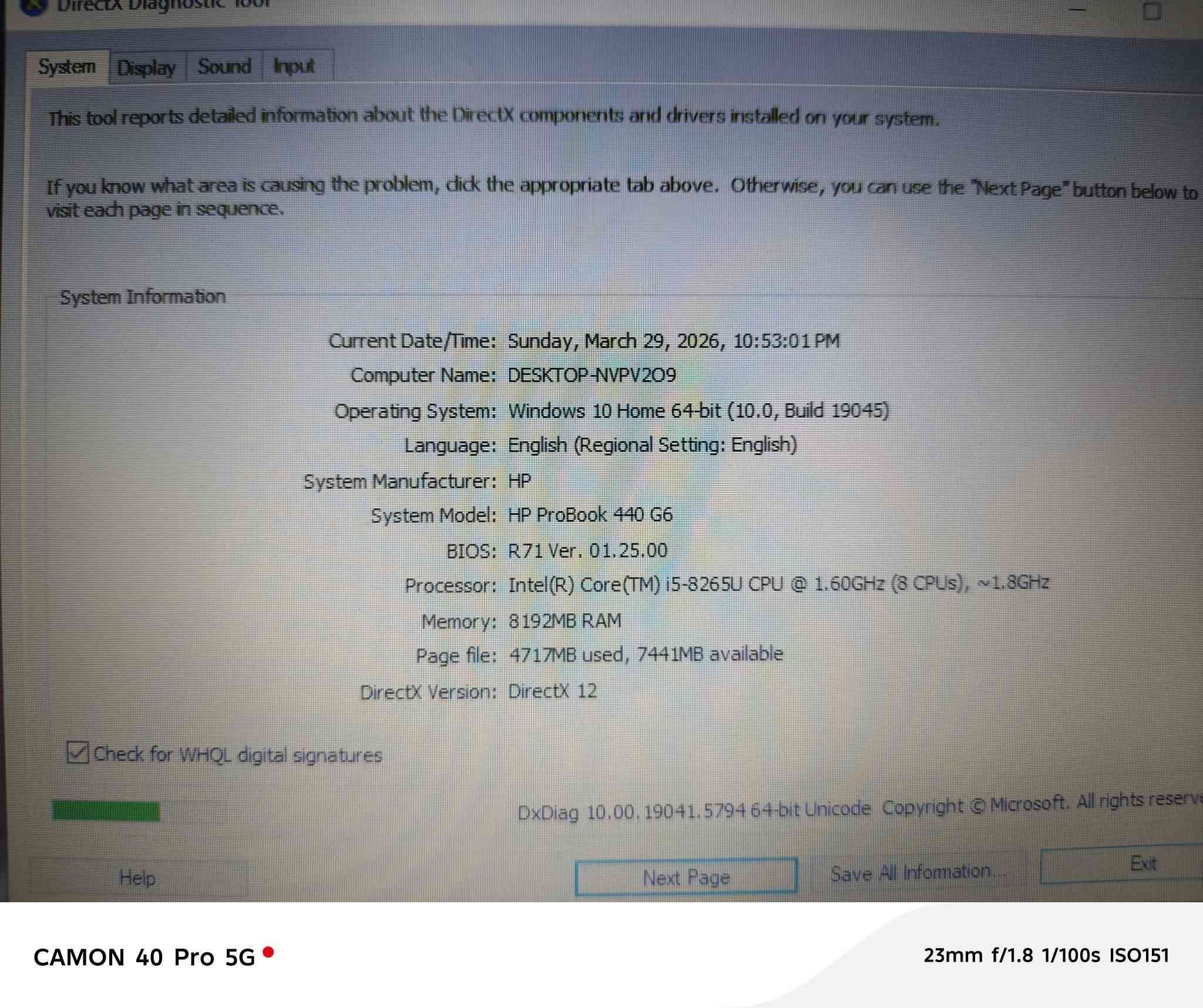 لابتوب HB PRO BOOK
سوبر سلم خفيف جداً مناسب الاستعمال الدراسي 
مواصفات 
ssd 256 
معالج كور اي 5 الجيل الثامن 
رام 8 
لابتوب نضيف جدا استخدام قليل 
مكاني بغداد مدينه الصدر


**إذا كنت صاحب هذا الإعلان وتريد حذفه لأي سبب، رجاءا أرسل رسالة إلى الدعم الفني**