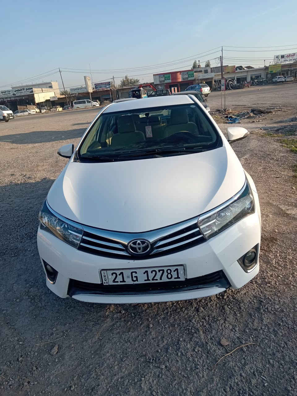 سلام عليكم
كورلا 2014خليجي 
رقم سليمانيه 
مواصفات مكينه 2000
حساسات خلفيه
اشاير بل مري 
تحكمات 
مواصفات الشركه العامه معروف
مكان سياره ديالى شهربان  
سعر ١٢٧ اوبيهه مجال
***********
