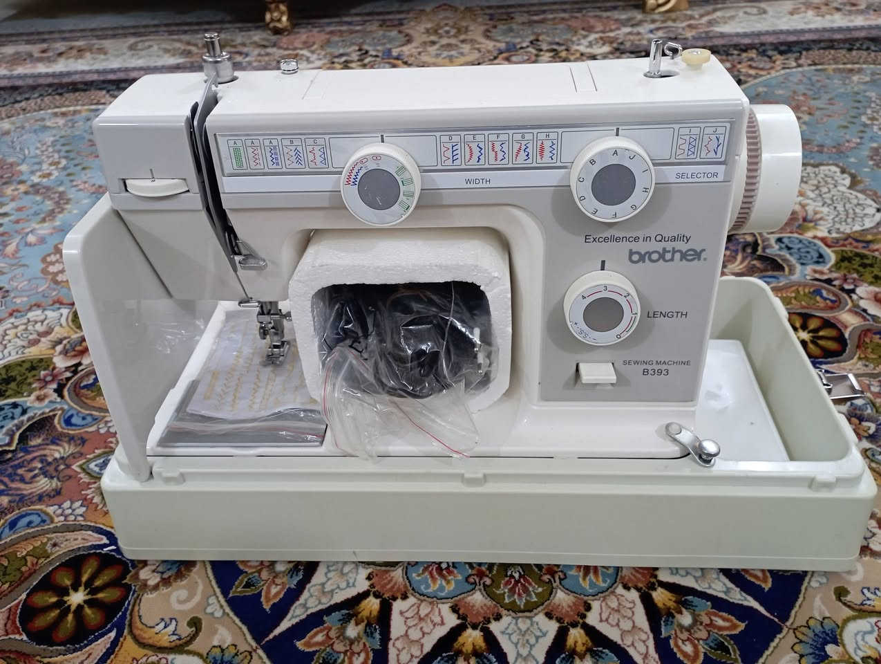 ماكنة خياطة برذر غير مستعملة ( مخزنة) الكارتون الاصلية كتلوك والعدة
للاستفسار ***********
