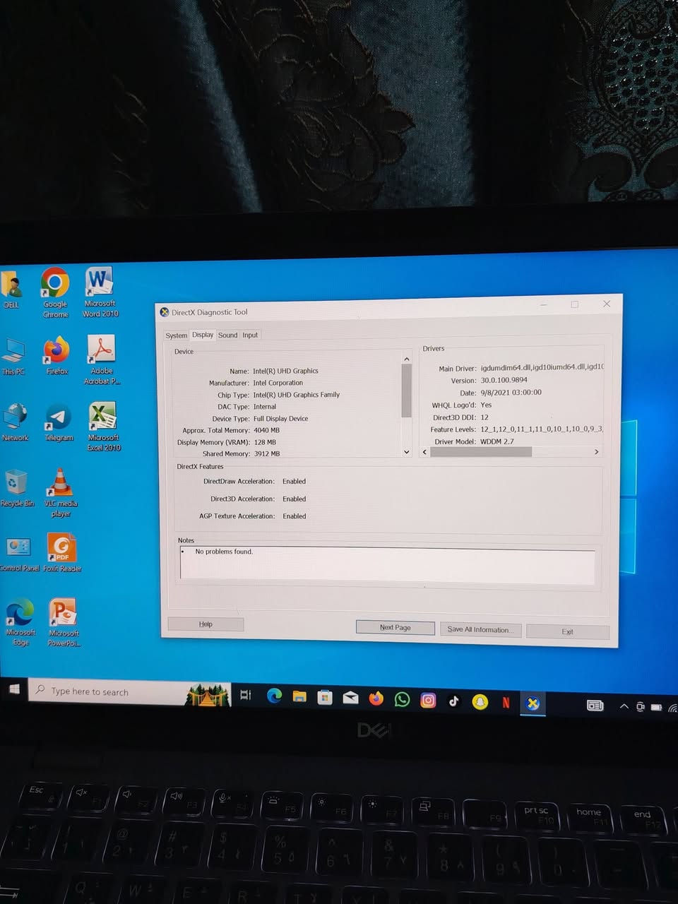 DELL LATITUDE 5410
Cpu i5-10th
‎‏Ssd 256GB m.2
‎‏RAM 8GB
‎‏“SCREEN 14
كيبورد ضوئي
Intel HHD Graphics
‎‏Gpu share 4GB
مدخل رام 
مدخل سيم كارت
‎السعر  400,000 دينار


**إذا كنت صاحب هذا الإعلان وتريد حذفه لأي سبب، رجاءا أرسل رسالة إلى الدعم الفني**