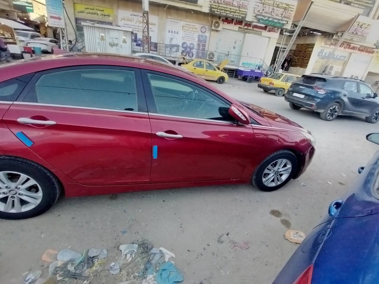 السلام عليكم
سوناته موديل ٢٠١٤ رقم بغداد بسمي  مكينه ٢٤٠٠ مكفوله كير مكفول حداديه تخم تاير جديد تبريد ثلج موصفات كشنات جلد تبريد قطعتين اشاير بلمري كشن تبريد تدفه سياره كلشي ماعوزه بس صبغ دعاميه خلفيه
حادثه جاملغ خلفي بدون داخل صبغ جنطه جاملغ فقط السعر ٩٨ وبيه مجال الشراي تصال وخادم ***********
