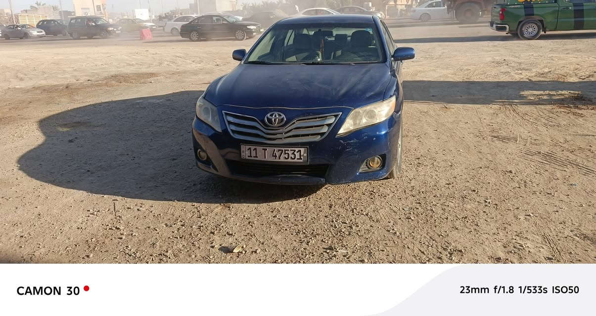 كامري ٢٠١٠ محرك٢٥٠٠
تبريد شغال كير ومحرك مكفول
صبغ كلير حزام ضربة خفيفة بخشم الجامرلغ والبنيد 
تخم تايرات جديد سنوية بأسمي لل٣٢
هزة لشهر ١١ السعر ٩٠ وبيها مجال 
أي أستفسار هذا رقمي *********** واتساب متواجد مكانها ديالى بعقوبة
