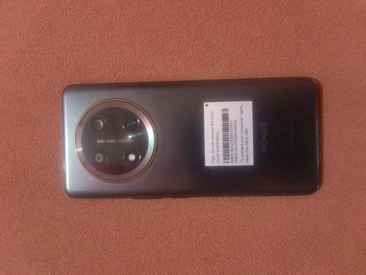 جهاز هونر x9C 5G
بعده بلاصق شركه يعني لزكه 
ذاكره 256 
بطاريه 6600
بشحن انسا يبقه عندك يومين او 3ايام مايصرف 
استخدام شهر واحد ونضيف جهاز مابيه اي شي واطيك ضمان بيه ماعدا الكسر والغرق. 
سعره 300قفل قفل قفل


**إذا كنت صاحب هذا الإعلان وتريد حذفه لأي سبب، رجاءا أرسل رسالة إلى الدعم الفني**