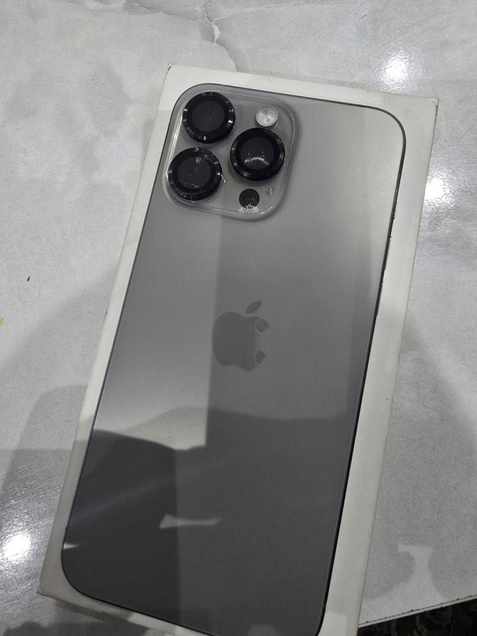 iPhone 15 pro max 256gb
للبيع اخو جديد

لون تيتانيوم 

ذاكرة ٢٥٦

كله بلادي 

للبيع ٨٥٠$
أربيل 

***********
