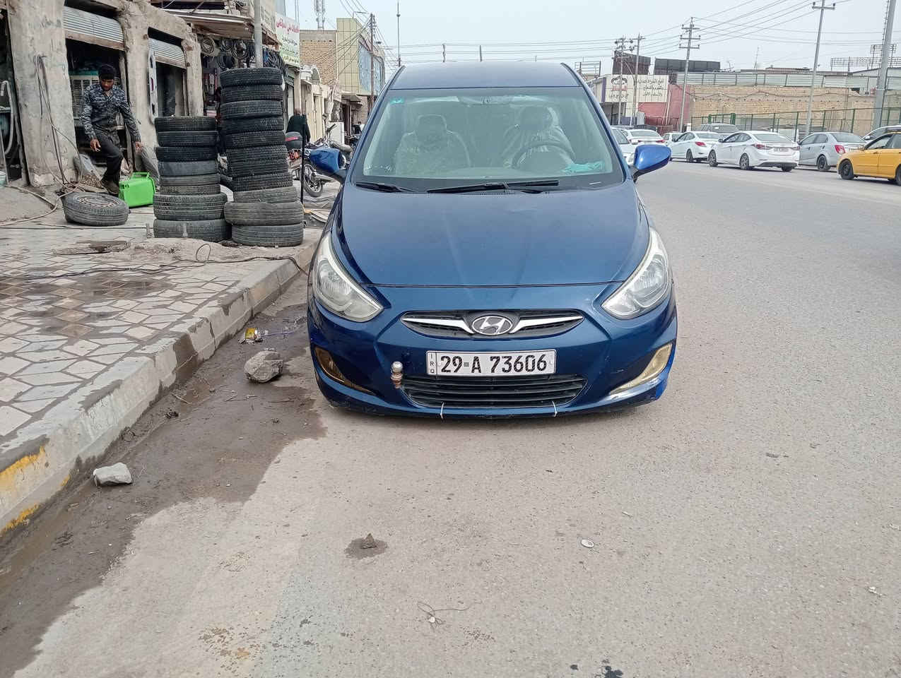 سياره اكسنت بيها رشات صبغ موديل 2016 سياره جاهزه كير مكينه حداديه كله جديد لمكينه مبدله طابوكه موديل 2021 صارلها شهر مبدله  تبريد جديد شغال العنوان الناصريه مركز السعر 75وبيها مجال للتواصل ***********
