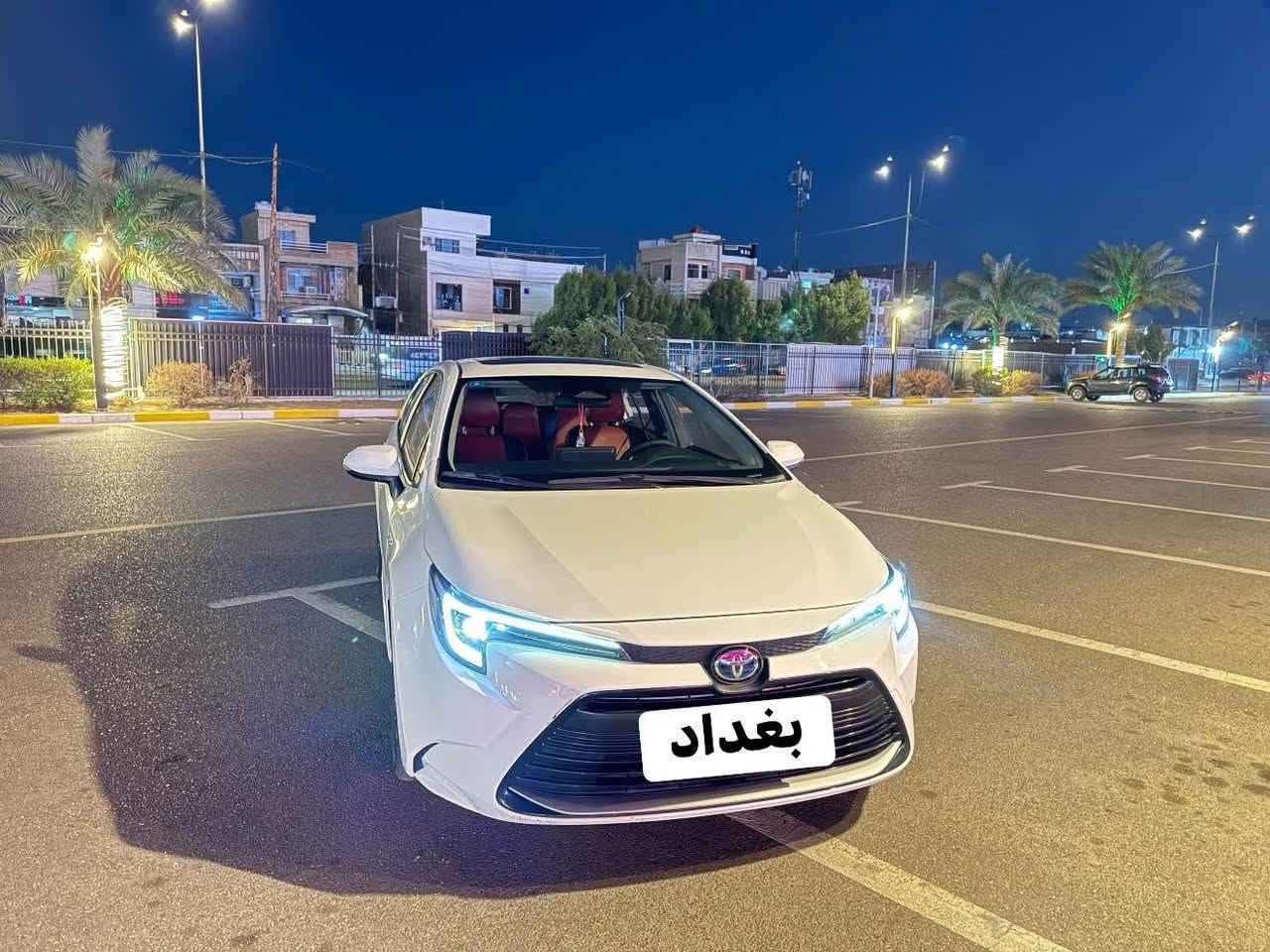 كورلا 2024 الشكل الامريكي رقم بغداد بأسمي مكفولة بيها رصعة بالجاملغ وشخط بباب الصدر حالياً مكحل ماشية 33  السعر 145 وبيها مجال مكانها بغداد ناحية الرشيد للاتصال ***********
