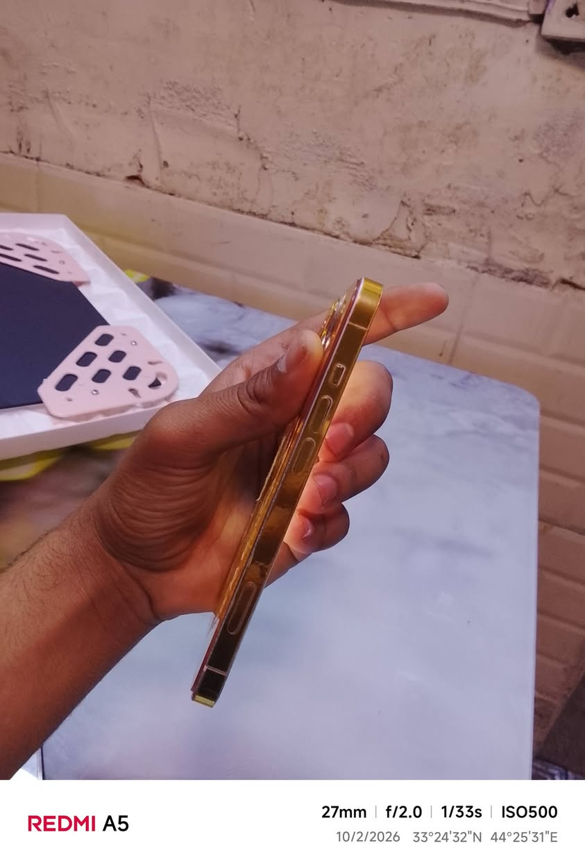 سلام عليكم  ايفون 13 عادي جهاز كلشي ما مبدل بي بطارية 65 جهاز لونة وردي غلفتة ذهبي شاصية جان بي شخوط خفيفة جهاز كلة شغال وحلو مال عائلتي جهاز  ذاكرة 128 محدث اخر تحديث فيس ايدي شغال مكاني بغداد حي اور سعرة 360 وبي مجال قليل رقم *********** متواجد واتساب وفيس
