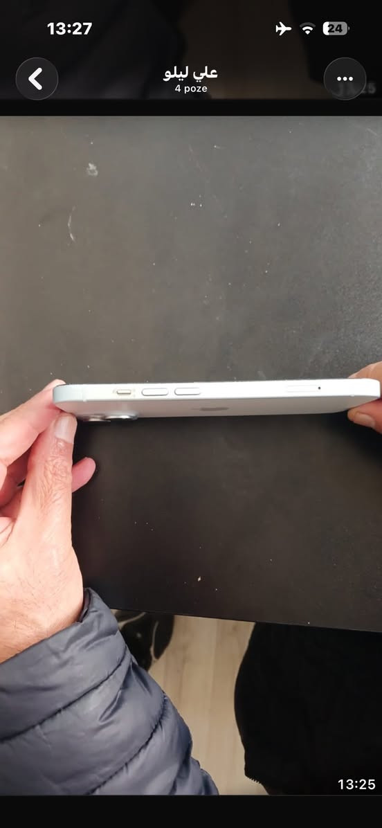 للبيع أيفون ١٥ عادي ذاكره ١٢٨ شحن ١٠٠ ألون رصاصي فاتح غير مشخوط اصلي  لا يوجد اي تبديل الشحن ١٠٠ 'حي العامل الكرخ واتص اب***********
