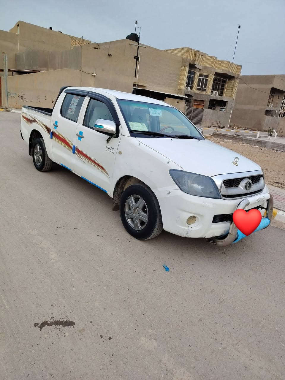 هايلوكس 2010 رقم ميسان انگليزي مميز  سنويه لل 30 هزه جديده شرط تحويل مباشر كير عادي بيهه تجيه جهت العبري اليمنه وصبغ  تخم تاير جديد حداديه جديده شاصي 19
مكان السيارة واسط  قضاء الصويره
السعر 112 بيهه مجال الشراي يتصل خاص ما موجود
***********
***********
