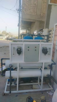 #محطه للبيع ام 2000 #لتر بالساعه مواصفات المحطه  #هيكل حديد جديد #تاسي...