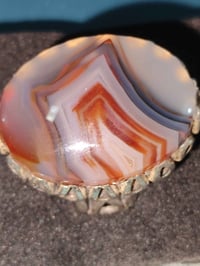 خاتم جزع • قياس 26 • 19غم