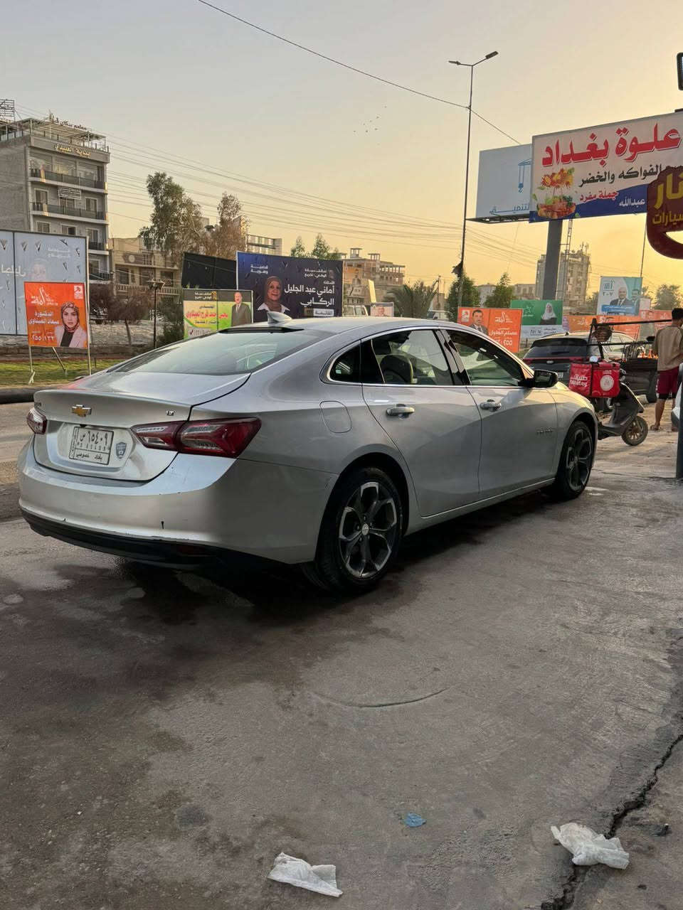 السلام عليكم
للبيع شوفرليت ماليبو 2021 lt وارد امريكي رقم بغداد معوقين سيارة جديدة وحادثها جداً بسيط بدون دواخل 
مواصفاتها شاشة جبيرة تحكمات بصمة وتشغيل عن بعد وبقية المواصفات المعروفة 
ملاحضه ( حادثها جاملغ امامي وبنيد بدون دواخل وبالعراق بيها طخة بالجاملغ الخلفي وقبق الجنطة بدون اي دواخل ) سيارة جديدة بمعنى الكلمة وجاهزة من كلشي 
مكاني بغداد 
( السعر 110)
***********
