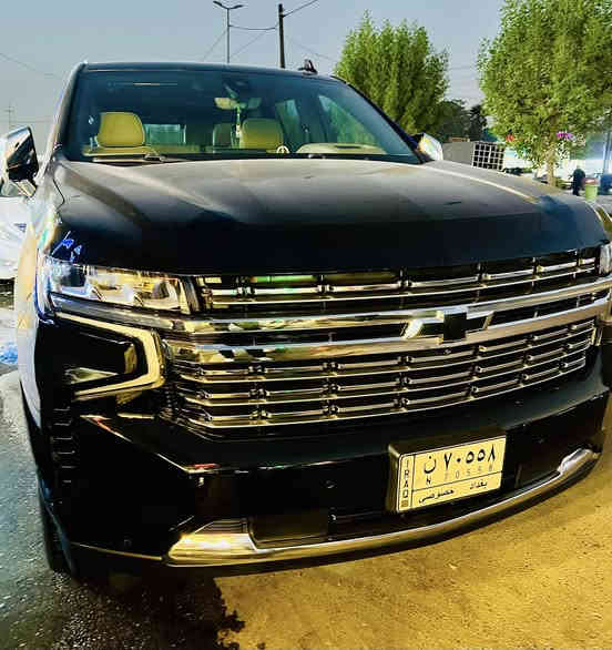 تاهو 2021 برايمر
خليجية مكفولة كفالة عامة 
السيارة ماشية ٧٥ كيلو نظيفة جداً 
داتا شو جبيرة 
ويل ٢٢ 
كشنات كهرباء تدفئة تبريد خزن ميموري 
ثلاجة
٥ بصمات 
صندوك چلاق
تبريد ٣ قطع منفصل 
٣ شاشات 
الكشنات الخلفية كهرباء 
سستم صوت BOSE
مكينة 5300 مكفولة ما ممدود عليهة درنفيس 
وما مفتوح بيهة برغي 
رقم بغداد ب اسمي تحويل ثاني يوم 
مكانهة بغداد المواصلات 
للتواصل *********** أو خاص
