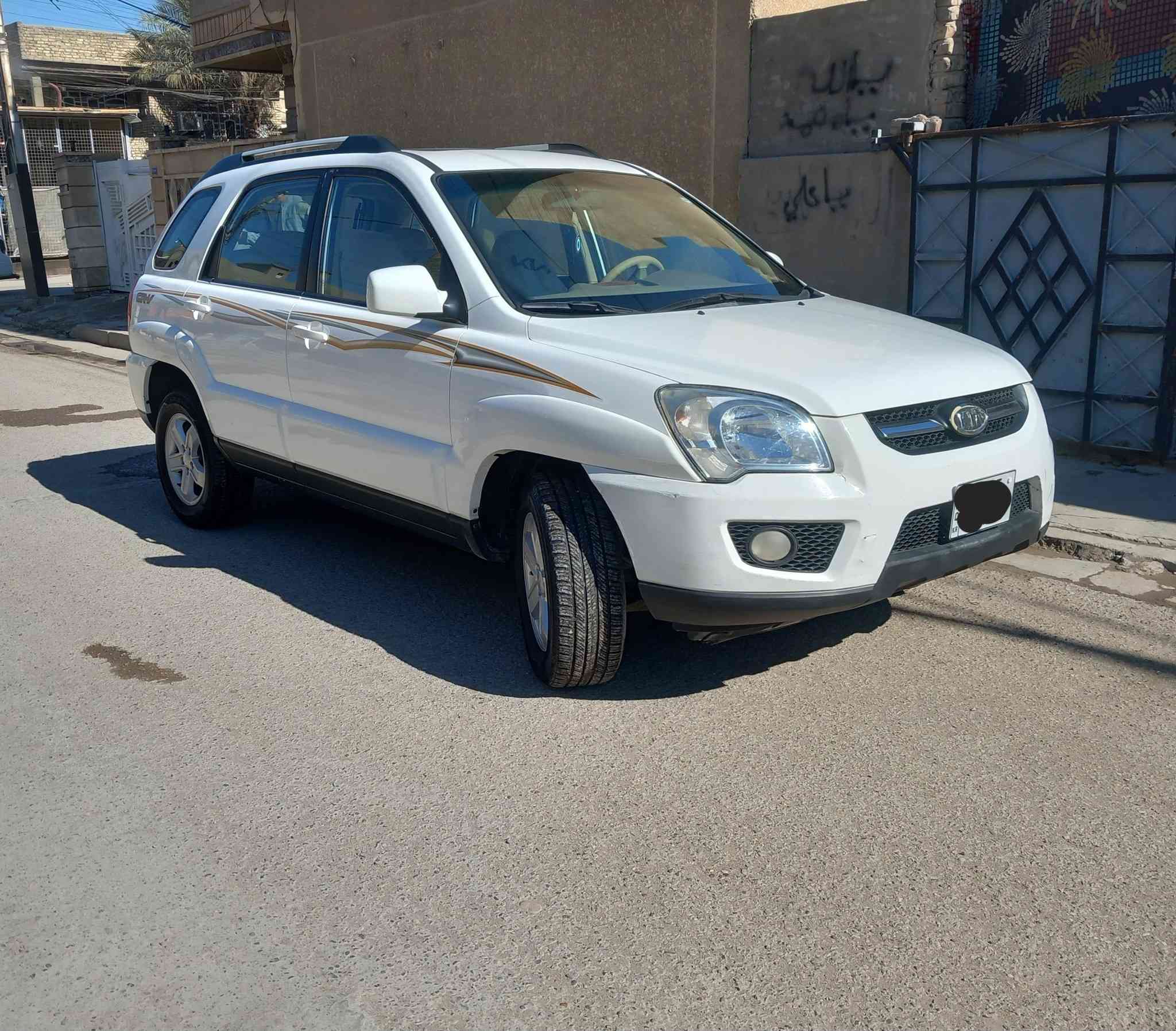 سلام عليكم
سبورتج 2009للبيع 

مكفوله كفاله عامه من صبغ وضربه

فول مواصفات فتحه سقف
مانع نزلغ دسك امامي خلفي
شاشه كامرة 

مكينه حجم2000دوش

مكاني بغداد لاستفسار تصال
***********
