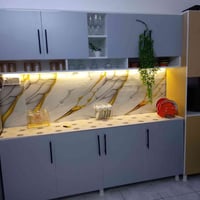 للبيع كاونتر مترين ونص معا سنك متر وربع تفصال خشب تركي مستخدم ايام بعد...