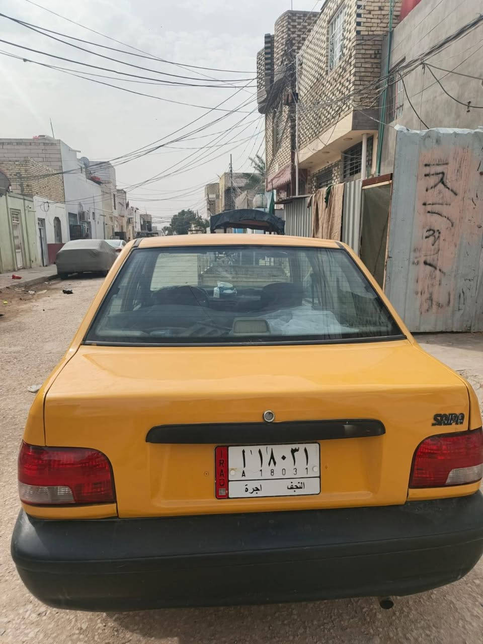 السلام عليكم سايبه موديل ١١
سنويه لل ٢٦ مطلوبه هيئة سنه يعني ٣٦ الف غرامات مصفره
السياره تسكام جديد كير محرك تخم تاير كهربائيات كله شغاله سياره مصبوغه عام احله من الصوره مال بيت  مامستخدمه اهواي سعر ٢٢ مكاني نجف شارع المدينه 
موبايل ***********
