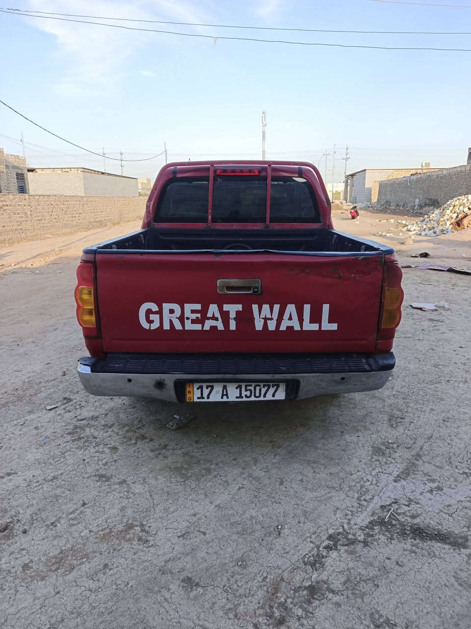 كريت 2015 مكفوله من الضربه وتبديل 

بيه رشات صبغ بسيطه اثر اخياس 

جاهزه من كلشي مكينه وكير وحداديه وتخم تاير كله جديد 

رقم مثنئ سنويه ل 2029 تحويل مباشر 

السعر 68 وبيه مجال 

مكان السياره الديوانيه قضاء الحمزه الشرقي 

‏‪***********‬‏
