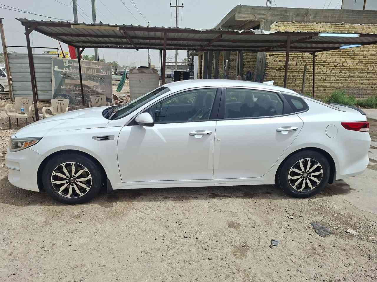 السلام عليكم
كيا اوبتما وارد امريكي
مواصفات fe
صور الحادث مرفوق بالصور 
ماشية 86ml 
رقم الهاتف ***********
