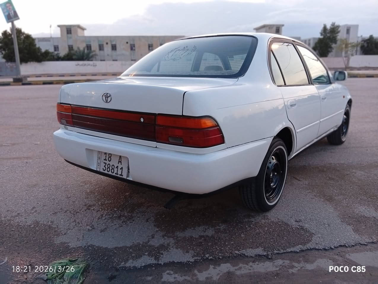 السلام عليكم
#السعر 58 
#للبيع كورلا نفخ موديل 1993 رقم بابل #انكليزي سنوية لل2030 هزه ما ساقطه #بإسمي مداور ثاني   يوم #مكفولة من الكص ومن نقل چثه والضربه القويه والرسميات #غرفه جديدة #دشبول يسرة بلاد حاويه جديد #تخم بطاين جدد ارضيه جلد جديده كهربائيات كله شغاله #مكينه كير عالشرط #تبريد شغال وثلج شرط حداديه خير من الله وتخم ويل عادي و تاير ابو الخطه
غراض جنطه كاملات جك وسبير وويل سبانه#السيارة تعمير جديد وخير من الله مال جناي الله شاهد 
#السعر 58 وبيه مجال 
#النواقص
1ماطور الماسحات ميشتغل مواصلته كهرباء
2كلوبات البك ميشتغلن
3چوين شوته
#مكاني نجف حي القادسية قرب فلكة المطار للاستفسار ***********
