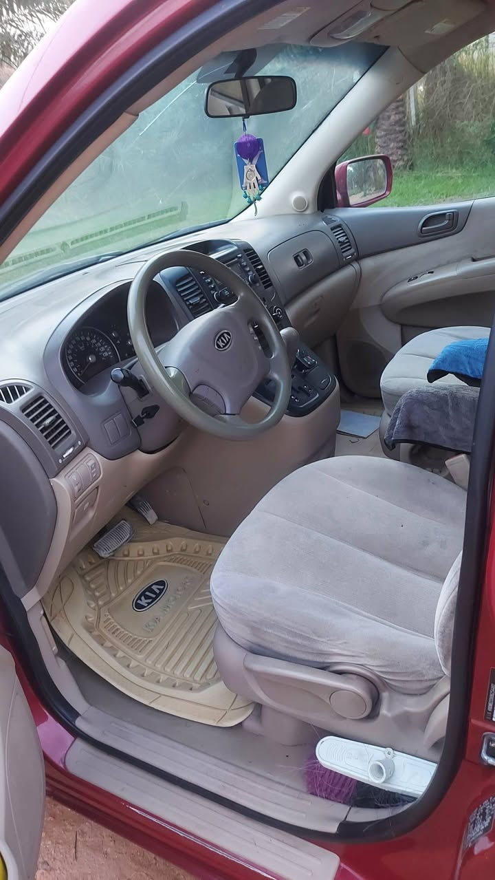 السلام عليكم
كية سيدونا للبيع مديل ٢٠٠٨مكفولة من الصبغ بيه بس البنيد مفتوح مبدلين مكينة كير مكينة حدادية تخم تاير جديد رقم انكليزي سنوية ال ٢٠٢٩
السعر ١٣٥وبيهة مجال مكان السياره الديوانية الحمزة الشرقي  استفسار اتصل ***********
