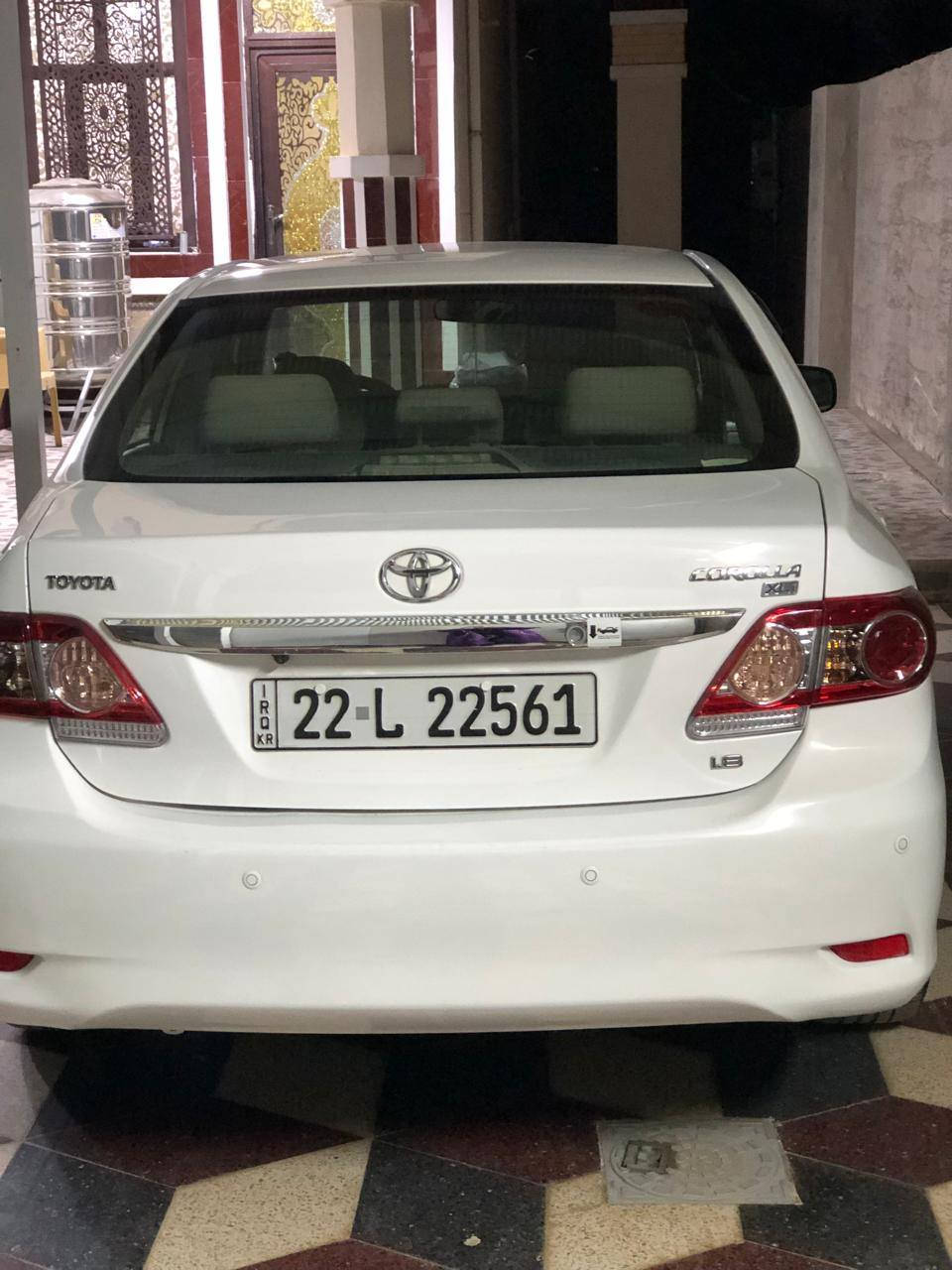 السلام عليكم سياره كورولا موديل 2011 خليجي سياره جاهزه من كل شيء تخم تاير صدر مضبوط محرك جديد السياره جاهزه من كل شيء بيها اربع قطع صبغ بدون دواخل رقم أربيل دولي تحويل ثاني يوم سياره مال جناي سعرها 115 ورقة وبيها مجال بسيط للاتصال شرط التحويل ***********
