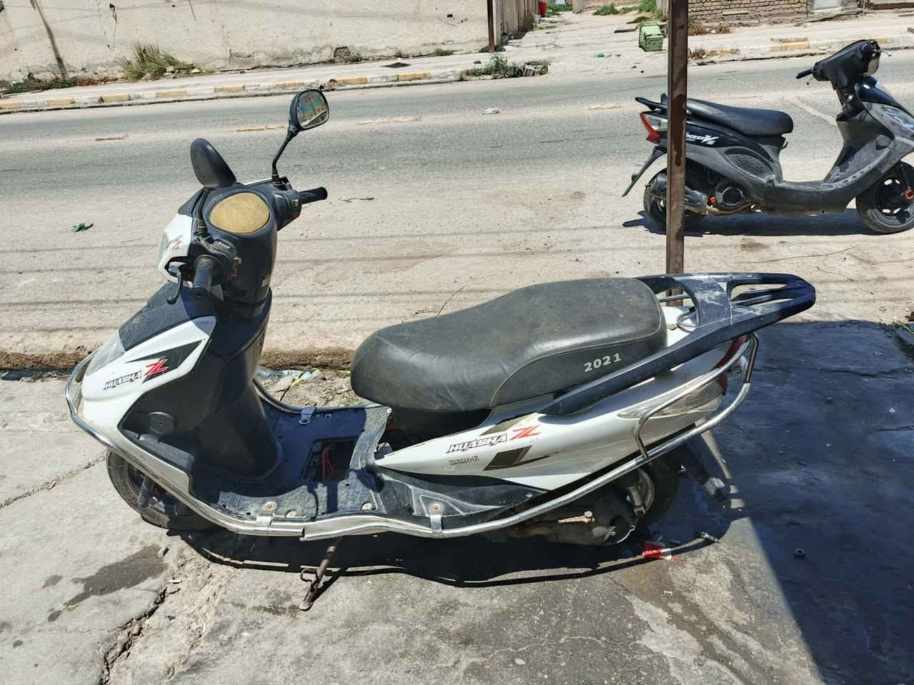 مكلف بالنشر 📍
سلام عليكم دراجه للبيع  سكنس صيني ابيع كوم حديد الاستفسار ***********
@إشارة

