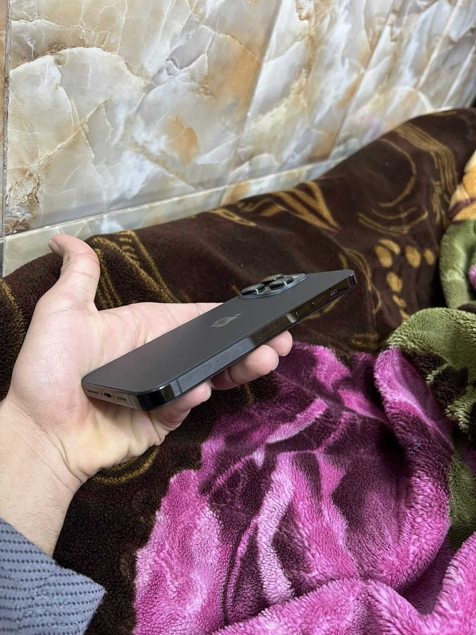 14 برو ماكس
ذاكره 256
بطاريه 77 شرط اصلي ما يصرف
امبدل شاشه وضهر
السعر 525 الف 
موصل حي الميثاق


**إذا كنت صاحب هذا الإعلان وتريد حذفه لأي سبب، رجاءا أرسل رسالة إلى الدعم الفني**