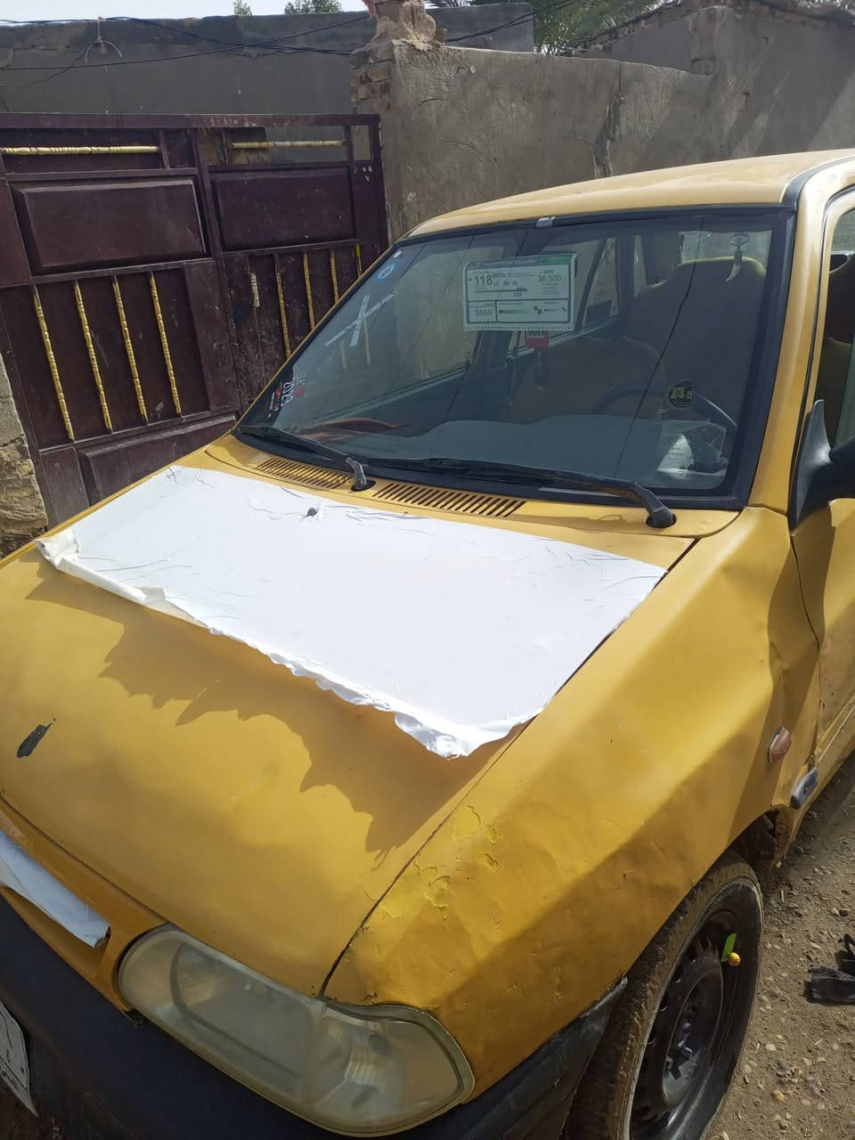 سلام عليكم سايبه البيع موديل 13مصفره هيه وقرامه سنويه السبعه وعشرين مكينه بيه خيط بخار بدون تنقيص كير كفله سيره حلوه ومرتبه السعر 15وبيه مجال وني خادم الطيبين مكني دونيه قضاء الشاميه ***********
