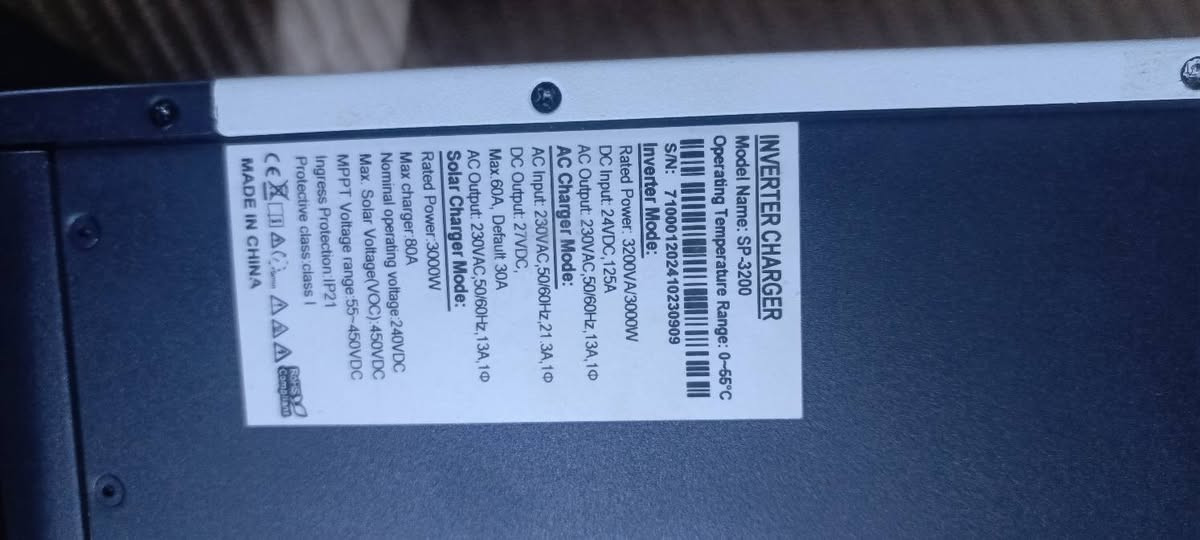 سلام عليكم انفرتر
طاقه شمسيه عدد 2
للبيع نطي سعر ابيع هل موجود


**إذا كنت صاحب هذا الإعلان وتريد حذفه لأي سبب، رجاءا أرسل رسالة إلى الدعم الفني**