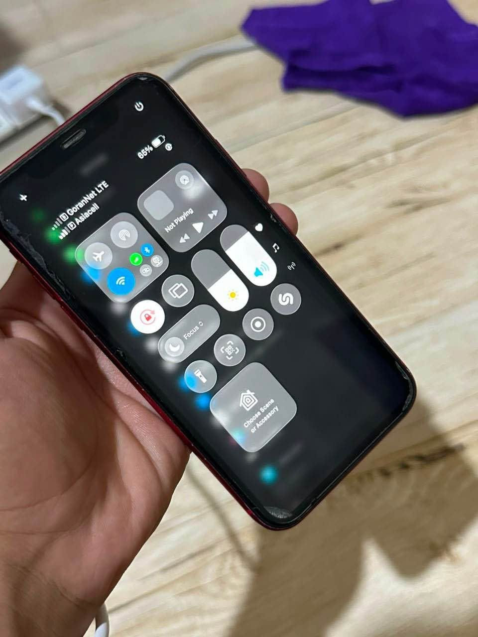 Iphon 11 دوکامێرا
64 گێگا 
شاشە بیلاد فەسی مەزبووت
پاتری 74 بیلاد
شاشەی ئەو درزە بچوکەی هەیە . دیاریم کردوە
شازی کامێرا
1سیم ئیسم
موبایلە کە کەپسە هەوا نایات
شوێن سلمانی .
سعری 165 هەزار قوفل⏳ السليمانية, العراق


**إذا كنت صاحب هذا الإعلان وتريد حذفه لأي سبب، رجاءا أرسل رسالة إلى الدعم الفني**
