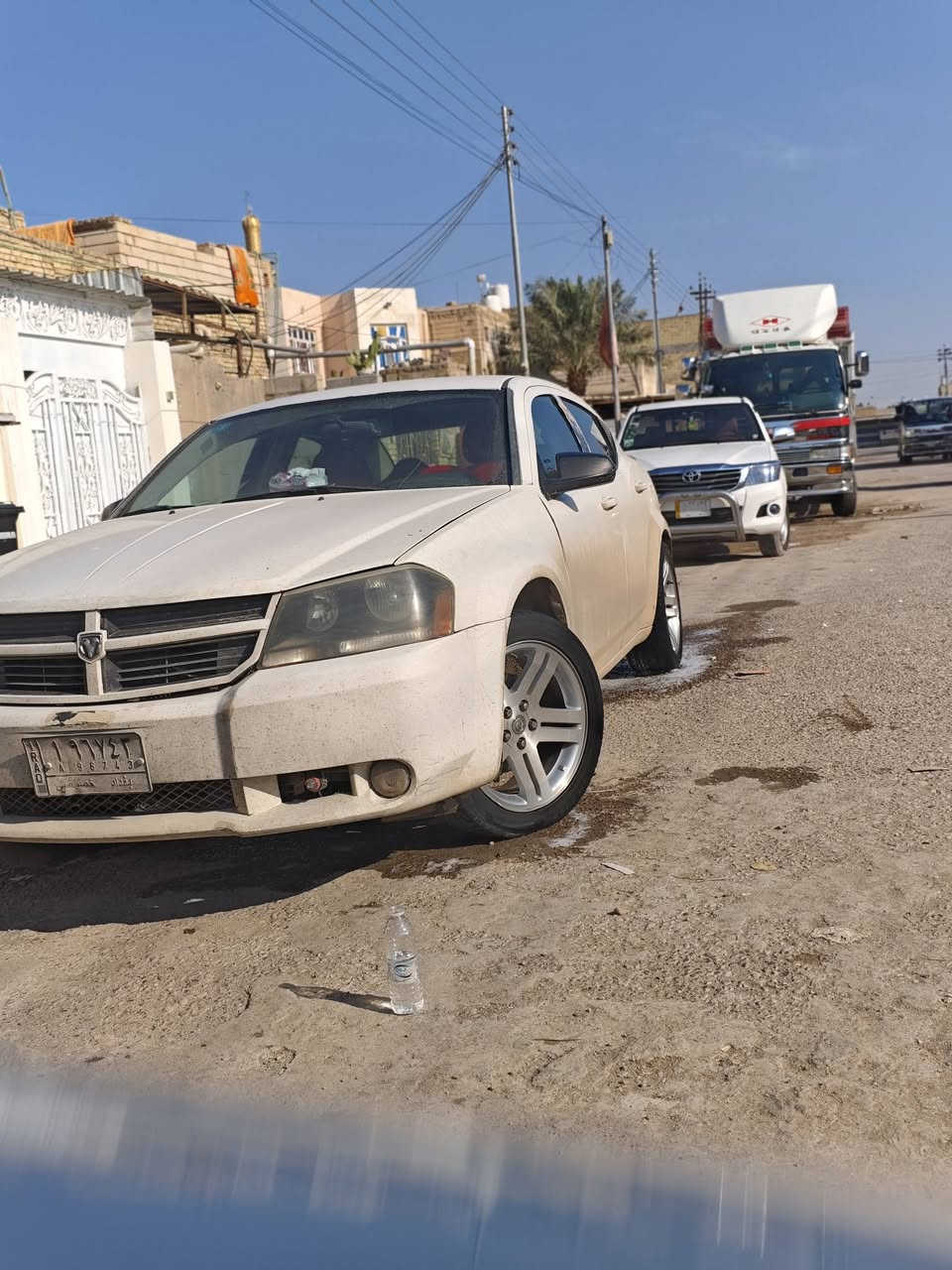 دوج افنجر 2008 مصبوغه عام ضربتها صندوك مكينه كير مكفولات عليها غرامه 500 الف 
كهربائيات كلها بلاد حداديه جديده فقط الاماميه نص عمر 
سياره جديده غرفه جديده 
السعر 65 وبيها مجال استفسار 
***********
مكان السياره ميسان
