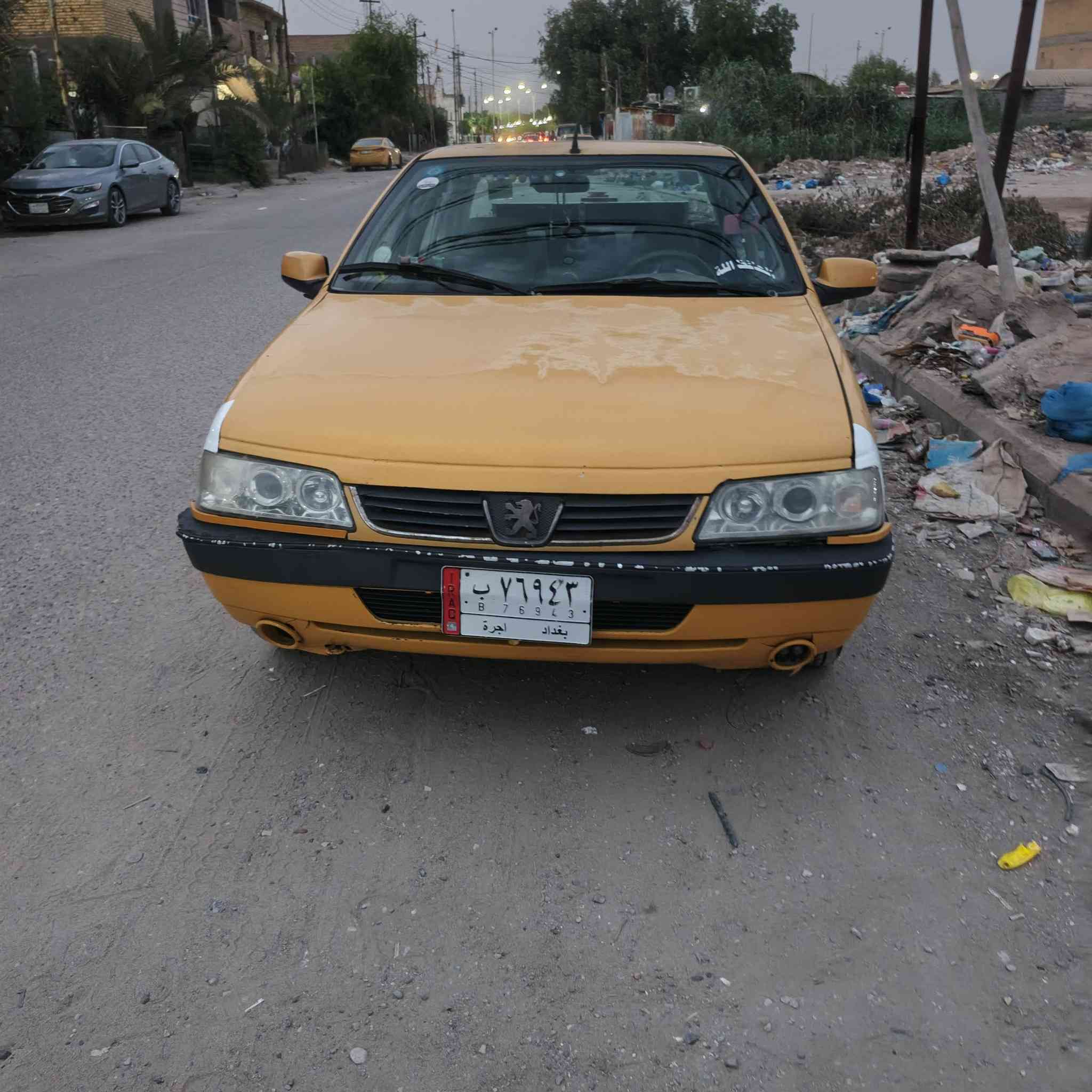 سلام عليكم  بيجو باس405 مديل 2012 سيره جاهزه 
حديه جديده تخم تاير جديد مكنه بل كرتون توني شاته 
ناصريه المركز سعر علرقم خاص ما متوجد 
***********
