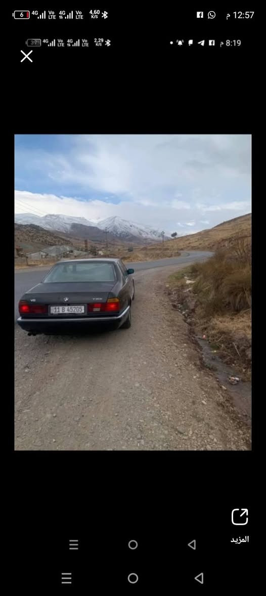 🖤✨ السلام عليكم إخوان ✨🖤
🚘 للبيع أو للمراوس
👑 BMW 730i
⚙️  – 8 سلندر
📅 موديل 1993
🔩 الحالة والمواصفات:
✔️ كير عادي
✔️ 8 سلندر أصل وفصل
✔️ تخم تايرات جاهز 🛞
✔️ تبريد فعّال ❄️
✔️ تدفئة شغّالة 🔥
✔️ شاشة حديثة (CarPlay) 📲
💡 لايتات زنون فخمة
🔍 العدسة عليها تراب فقط
⚡ من البجم للبجم كهربائيات وكالة – بدون لعب
🎨 تحتاج صبغ خفيف (جراد)
🧳 دبل جكمجة
🛞 تنتة شغّالة 100%
📍 الموقع: البصرة
📄 رقم السيارة باسمي
🤝 البيع من المالك مباشرة
📞 للتواصل الجاد فقط:
☎️ ***********
☎️ ***********
