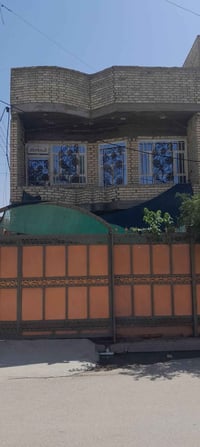 دارللبيع  مساحة ١٠٠م ركن ٦،٧٥ × ١٥   طابقين مع تشجير   العنوان الزعفرا...