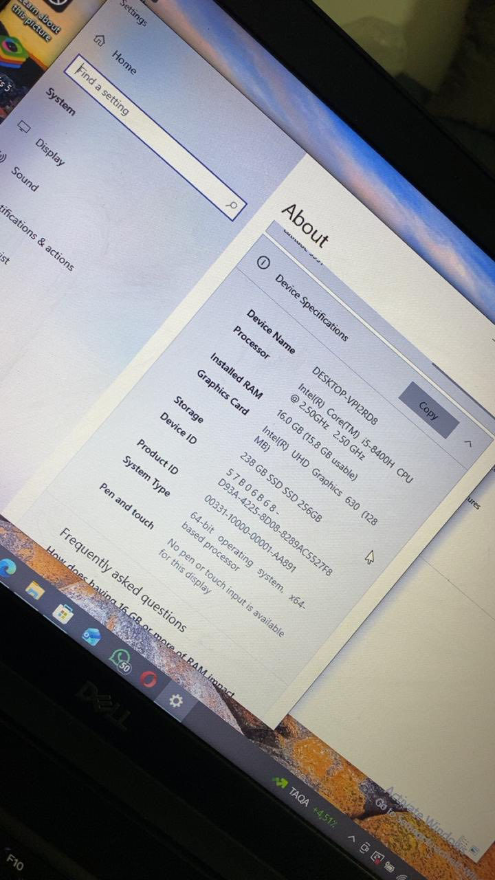 لابتوب ديل للبيع 
السعر 225 الف نهايتة


**إذا كنت صاحب هذا الإعلان وتريد حذفه لأي سبب، رجاءا أرسل رسالة إلى الدعم الفني**