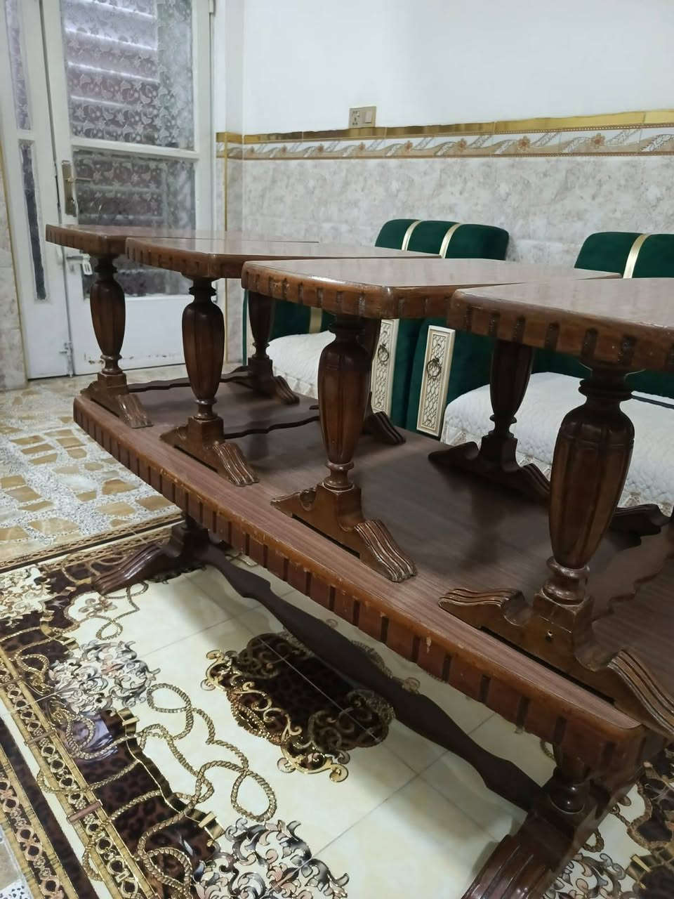 طبلات صاج بورمي جدا نضيفات 
عدد ٥ وحدا كبيرا و4 صغار 
بدون كسر والا تصليح
السعر ١٥٠ قفل 
بدون تعليق رجآ
***********
