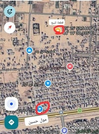 قطعة ارض ٢٠٠ متر او ١٠٠ متر  للبيع  حي البدر  شارع مول حسين مثل ما موض...