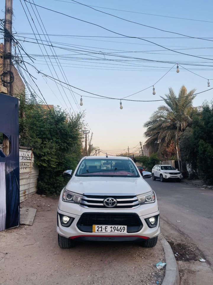 بيكم هايلوكس تي ار دي 2018للبيع
كير محرك مكفولات 

مكفوله كفاله عامه من الصبغ والتبديل 

رقم سلمانيه  سنويه جديده بسمي تحويل مباشر 

السعر 285 بيه مجال بسيط 

مكان السياره الفلوجه الكرمه 

رقم ‭٠٧٨١ ٤٦٤ ٦٨٢٤‬
