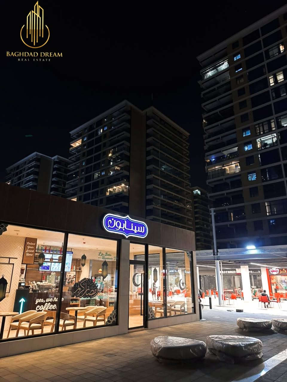 مجمع بوابه العراق  
📍 بغداد -مقابل متنزه الزوراء 

طابو ملك صرف
🏢 17 طابق في البنايه 

مساحات مختلفة 
واطلالات مميزه بأسعار تنافسيه 

الخدمات المتوفره بل مجمع :
_تبريد VRF لكل شقة 
_امان 24 ساعة بكامرات وحراس وانظمة ذكية
_نادي رياضي 
_ مسابح 
_مدارس دولية 
_كافيهات ومطاعم _ بوليفارد وحدائق 
 parking
_مياه صحية وكهرباء مستمرة

الدفع كاش 

للأستفسار الاتصال على الرقم  
***********📞

حلم بغداد للأستثمار والتسويق العقاري
